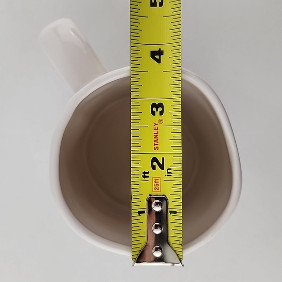 ⭐️2/ $50⭐️ Rae Dunn Artisan Collection White Mug FLOWER CHILD Large Letters - Picture 9 of 10